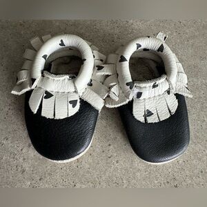 Navy blue with hearts mini moc